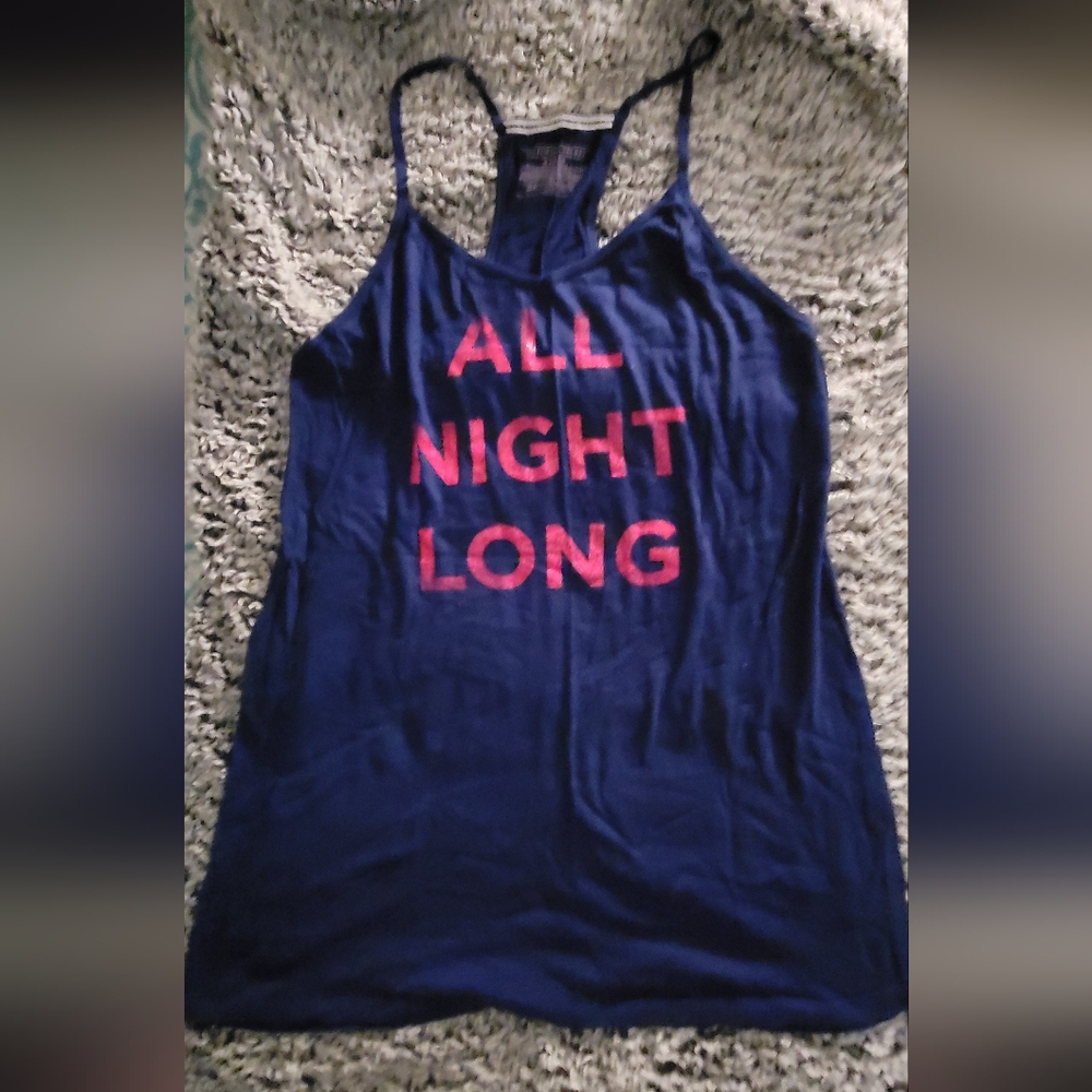 Victoria's Secret Blue and Pink Sleep Dress